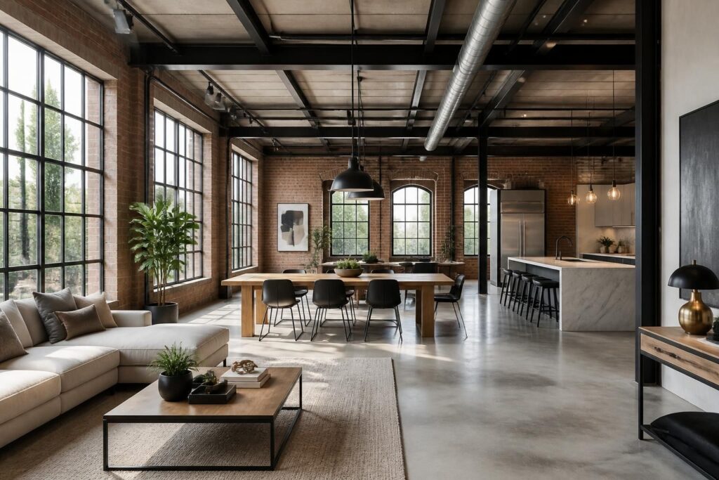 découvrez comment aménager un loft en respectant les codes de l'espace ouvert pour un intérieur moderne, lumineux et fonctionnel.