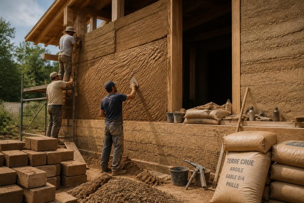 découvrez les avantages de la terre crue en construction ainsi que les techniques pour sa mise en œuvre efficace et durable.