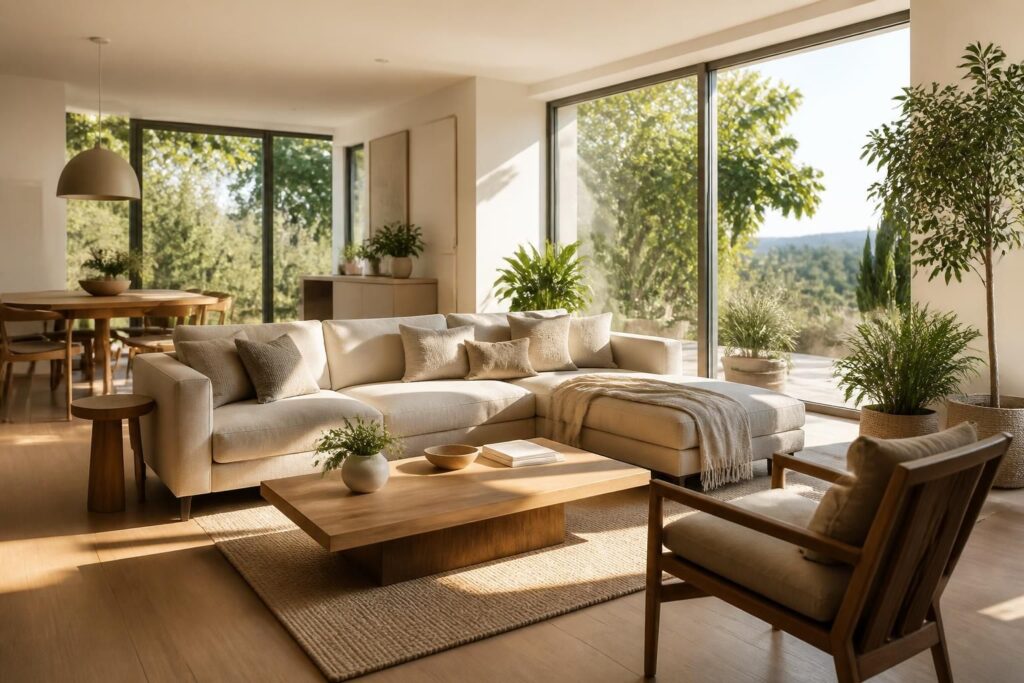découvrez comment concevoir des intérieurs lumineux et agréables grâce à l'utilisation optimale de la lumière naturelle pour un espace de vie sain et chaleureux.