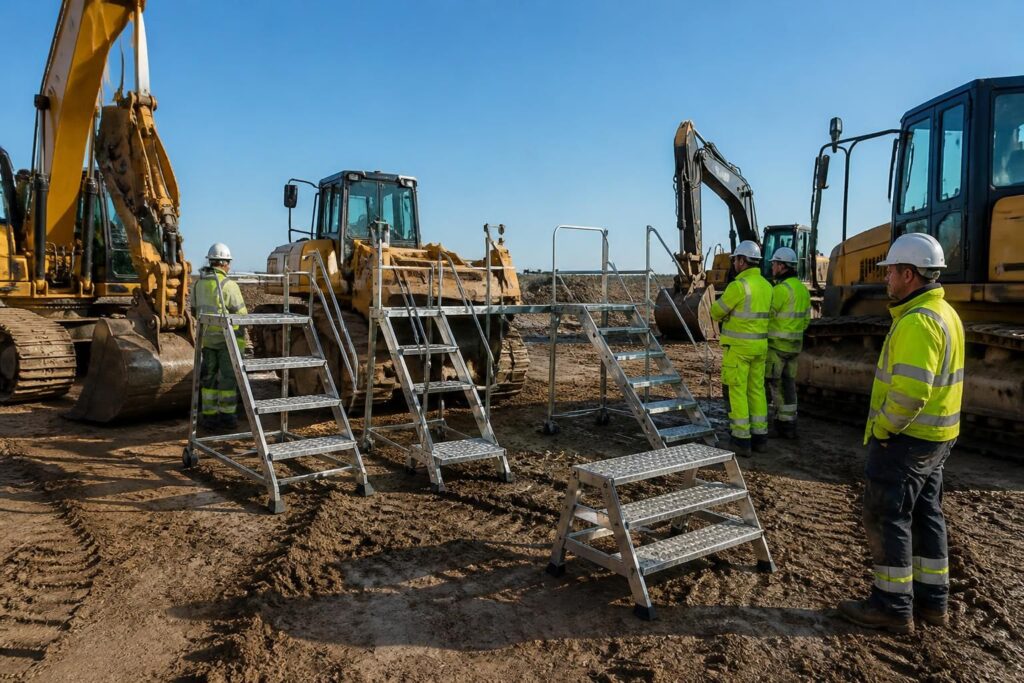 découvrez comment choisir un marche pied pliant adapté aux engins de chantier pour assurer sécurité et praticité lors de vos travaux sur site.