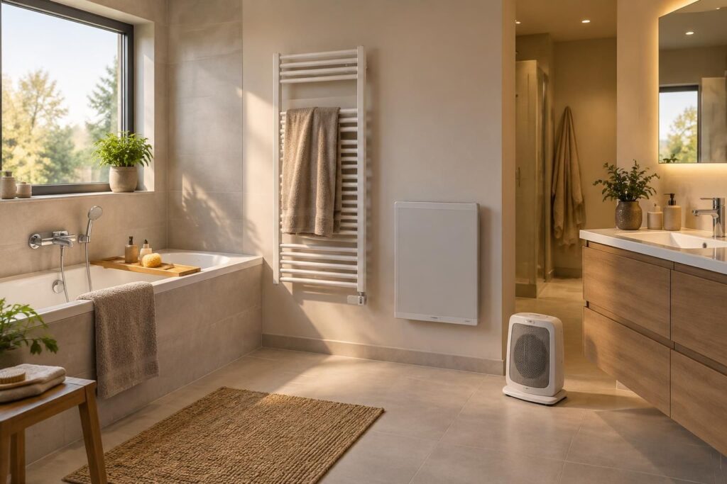 découvrez les solutions de chauffage électrique et les chauffages d’appoint pour la salle de bain : confort, sécurité et conseils pour choisir le modèle adapté.