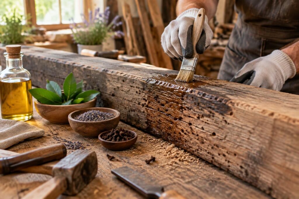 découvrez des solutions naturelles pour traiter le bois vermoulu, freiner les dégâts et préserver durablement vos meubles et charpentes.